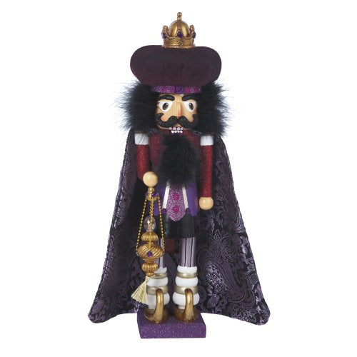 Hollywood Nutcrackers King Nutcracker 18-Inch Purple Holiday Decor - Variation of THIS listing