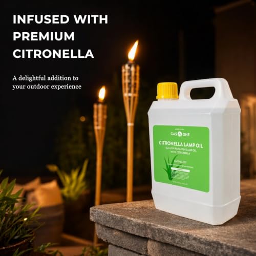 Gallon Lamp Oil with Citronella for Lanterns, Torches & Emergency Lighting
