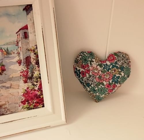 Lavender Heart Sachets Set of 8 - Handmade Aromatherapy Gift, Home Decor