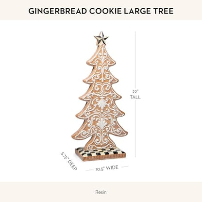 MacKenzie-Childs Gingerbread Cookie Tabletop Tree - Large 6in