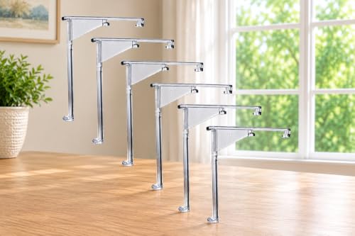 Vertical Blind Valance Clips - Clear Plastic Replacement Brackets for 3.5-Inch Slats