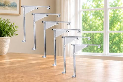 Vertical Blind Valance Clips - Clear Plastic Replacement Brackets for 3.5-Inch Slats