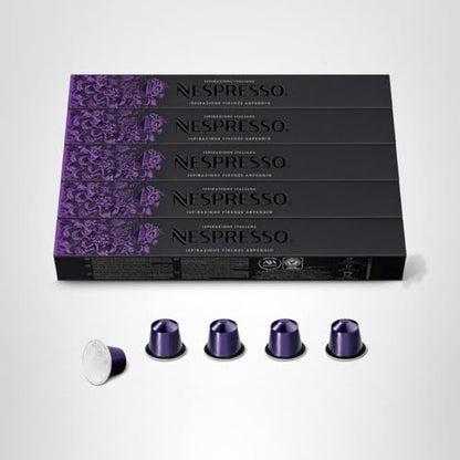 Nespresso Capsules OriginalLine, Arpeggio, Dark Roast Espresso, 50-Count Espresso Coffee Pods