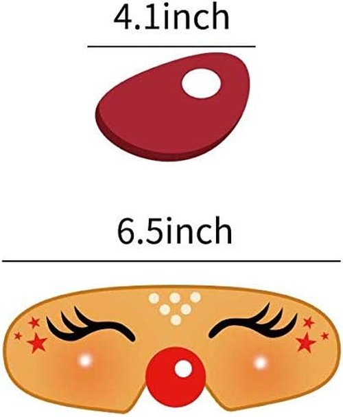 FINGOOO Christmas Reindeer Game - Fun Pin The Nose Activity for Kids | Large Poster for Holiday Parties