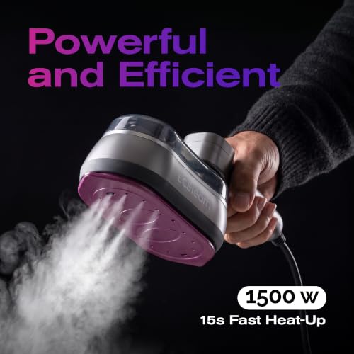Elite Handheld Garment Steamer & Iron 2-in-1 Travel Clothing Steamer
