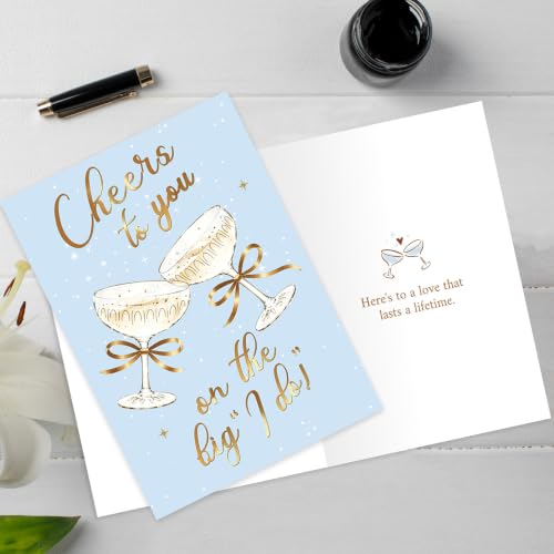 Wedding Card for Couple YYC-405 - Bridal Shower Engagement Congratulations
