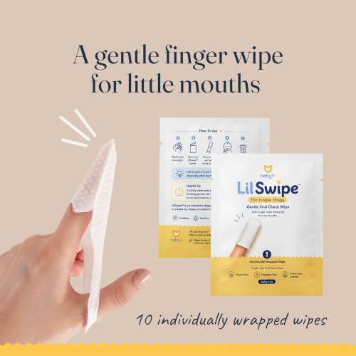 Baby Tongue & Gum Wipes for Infants - 10 Count Baby Oral Care Flusher