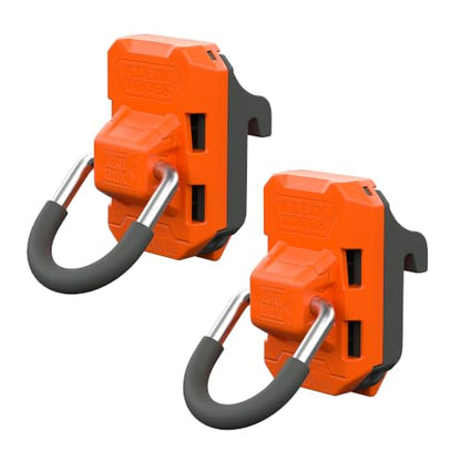 MODbox Wall D-Rings - 2-Pack Heavy-Duty Tie-Down Anchors for Garage & Trailer