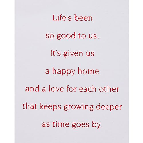 Romantic Christmas Card for Wife with Detachable Keepsake Ornament - Holiday Greeting