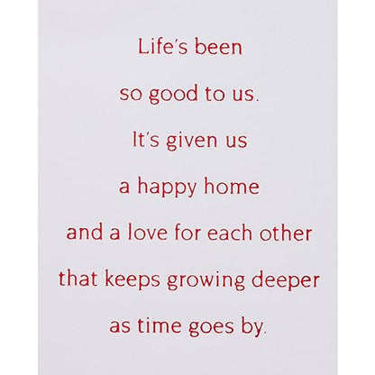 Romantic Christmas Card for Wife with Detachable Keepsake Ornament - Holiday Greeting
