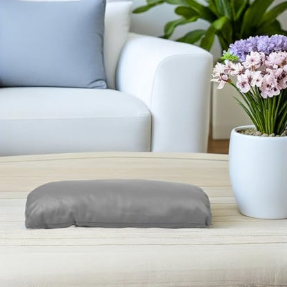 Recliner Footrest Pillow for Massage Chairs Gray - Adjustable Support Cushion