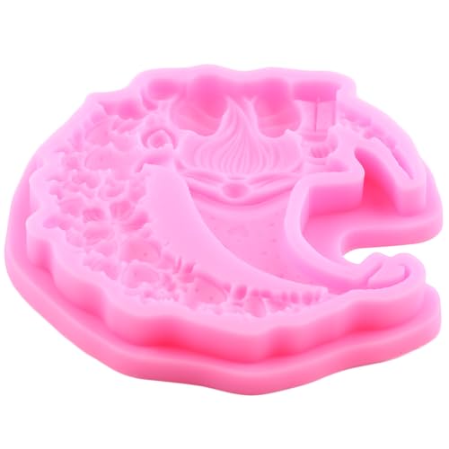Christmas Silicone Mold Santa Claus Fondant Molds Style ZC - Holiday Cake Decor