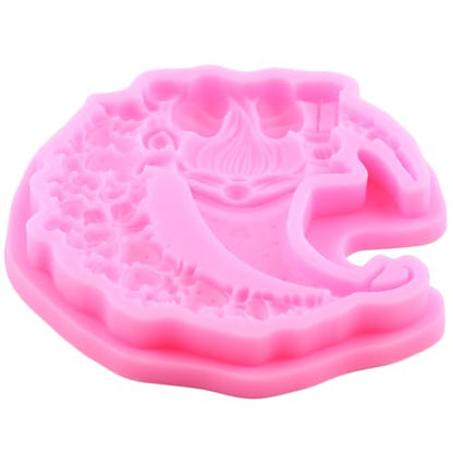 Christmas Silicone Mold Santa Claus Fondant Molds Style ZC - Holiday Cake Decor