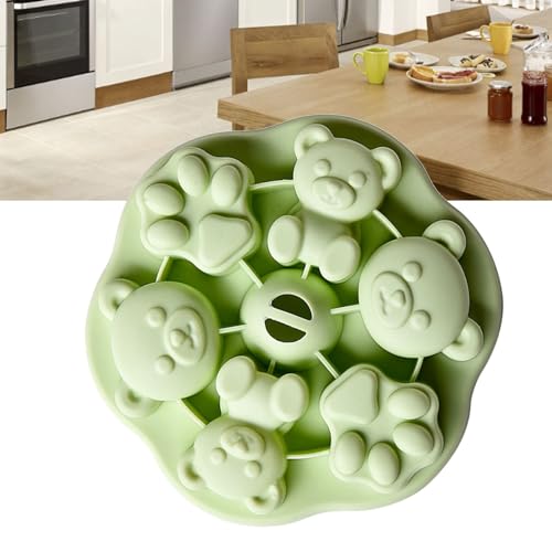 Silicone Bear Mold for Baby Food Ice Cream Jelly Baking and Freezing