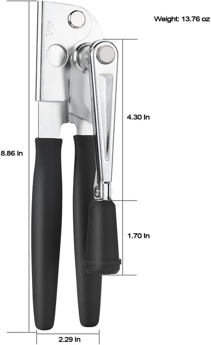 Skiennix Manual Can Opener - Ergonomic Easy-Turn Crank for Seniors | Heavy-Duty Design for Restaurants