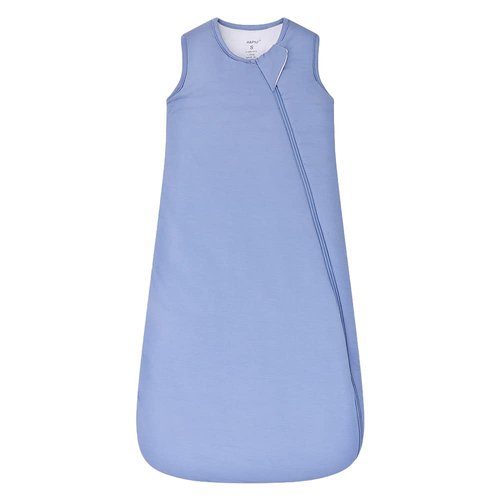 HAPIU Unisex Rayon Made from Bamboo Baby Sleep Sack TOG 1.0, 2-Way Premium Zipper, Wearable Blanket Baby,6-18 Months,Blue