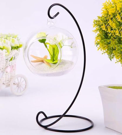 13in Ornament Display Stand with Hanging Hook for Holiday & Wedding Decor