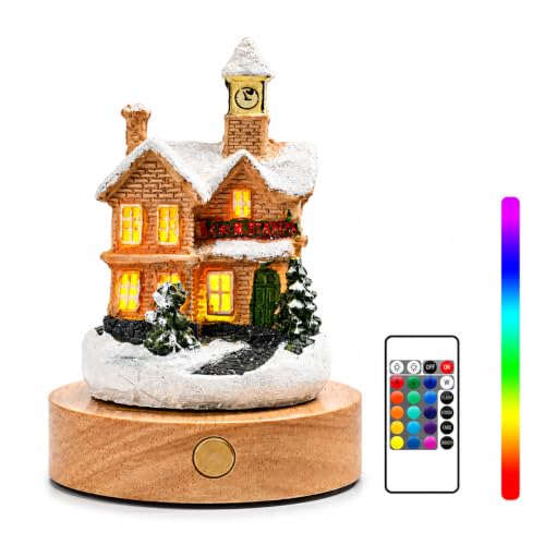 Rechargeable LED Mini House Night Light with Remote Control