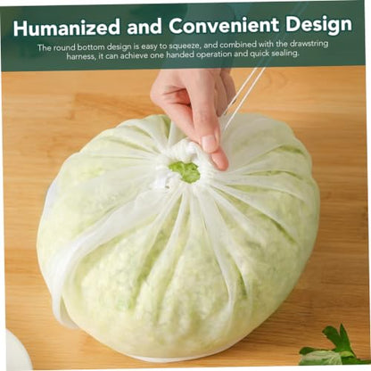 3-Piece Drawstring Cheese Cloth Bags for Straining & Filtration