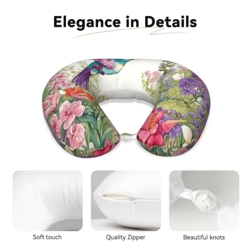 Memory Foam Travel Pillow U Shape Neck Support for Airplanes & Travel