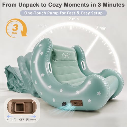 Inflatable Sensory Chair for Kids with Auto-Inflation, Bouncing & Calming Support