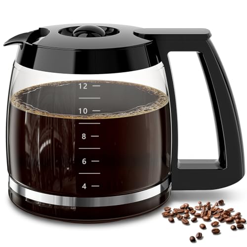 12-Cup Coffee Carafe Replacement Glass for Cuisinart Coffee Makers