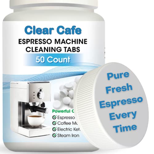 Espresso Machine Cleaning Tablets - Espresso Machine Cleaner - Best for Breville Miele Krups Jura Espresso Makers -Delonghi Cleaning Tablets - Espresso Machine Accessories