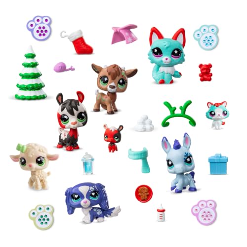 Littlest Pet Shop Holiday Advent Calendar with 8 Pets & Accessories