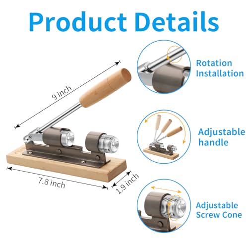 Heavy Duty Nutcracker for Pecan Walnut Hazelnut Almonds with Adjustable Sheller