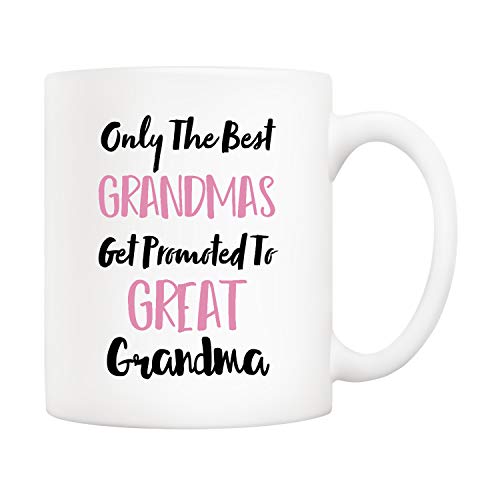 Grandma Mug for Mother's Day - Great Grandma Coffee Cup 11 Oz Gift from Granddaughter & Grandson