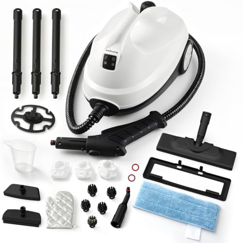 300°F Steam Cleaner for Home with 20 Accessories - White
