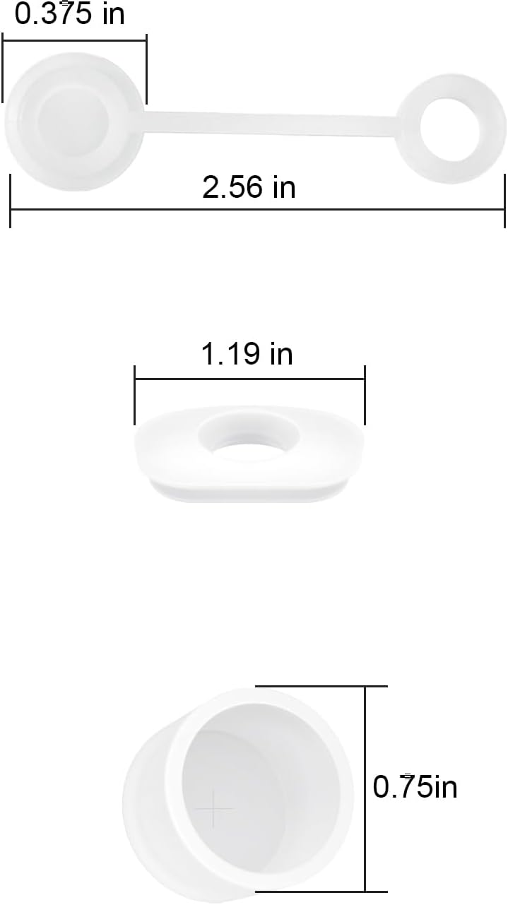 Stanley Cup Straw Cover Spill Stopper Set - 2 Silicone Caps & 4 Leak-Proof Stoppers | Fits 30 oz & 40 oz Tumblers