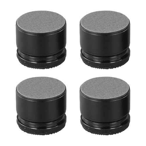 4PCS Grey Bed Risers Heavy Duty Furniture Risers Non Slip Height Adjustable 2.7-4cm