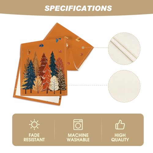 210 GSM Fall Table Runner 13x72 Inch Orange Home Party Decor - Artoid Mode