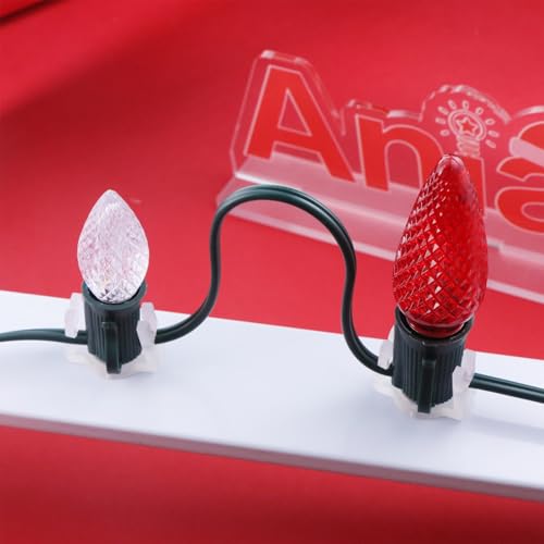 150 Pack Magnetic Christmas Light Clips for Steel Gutters Outdoor Decorations - Aniai Variation