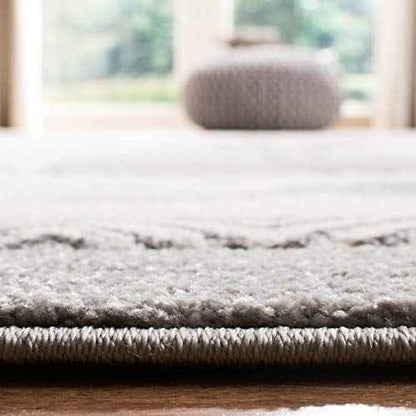 SAFAVIEH Carousel Kids Collection 3' Round Ivory/Pink CRK187A Parisian Floral Cat Non-Shedding Playroom Nursery Bedroom Area Rug