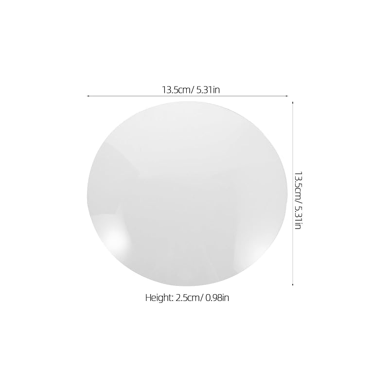 Replacement Glass Dome for Wall Clock - 13.5 cm Premium Convex Cover