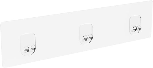 ODesign Shower Shelf Adhesive Strips - No Drilling, Transparent, 2 Pack for Bathroom & Kitchen Racks