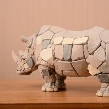 Animal Figurine Rhino Sculpture Modern Home Decor 10.2 Inch - Variation of THIS listing