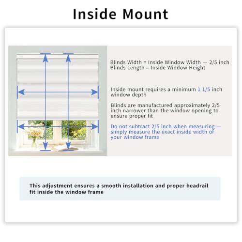 Blackout Cellular Shade 22 W x 64 H - Cordless No Drill Tension Mount