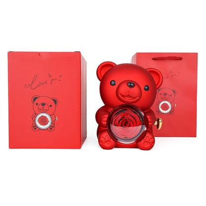 TrailBlaze Red Preserved Rose Arrangement - Long-Lasting Artificial Flower Gift Box