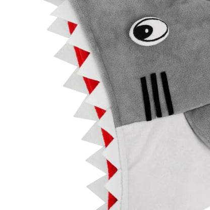 Shark Hat Unisex Halloween Costume Accessory Graywhite Novelty Headwear