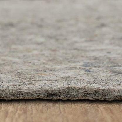 Mohawk Home Non Slip Rug Pad 8' x 10' - 1/4" Thick Felt + Latex Rubber Gripper - Dual Surface Cushion for Hardwood, Carpet, Tile Floors, Made in USA