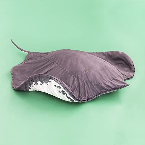 Manta Ray Plush Blanket - Stuffed Animal Throw & Home Decor