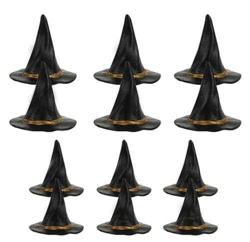 12 Pack Halloween Mini Witch Hats for DIY Crafts Party Decorations