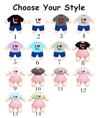 Custom Face Pillow - Personalized Plush Doll Gift for Couple 8in