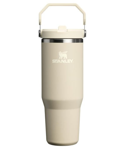 STANLEY IceFlow 2.0 Flip Straw Tumbler with Handle 30 oz | Twist On Lid and Flip Up Straw | Leak Resistant Water Bottle | Insulated Stainless Steel | BPA-Free | Exclusive Toasted Almond