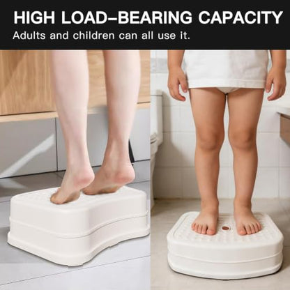 Non-Slip Kids Step Stool for Bathroom, Kitchen & Bedroom - Safe Toddler Support
