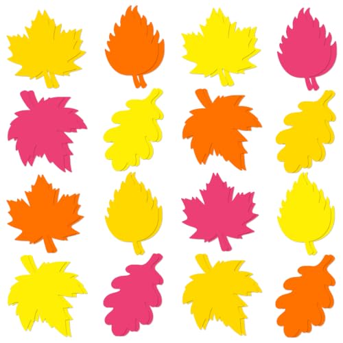 160 Pcs Fall Leaf Cutouts for Bulletin Boards and Classroom Decor