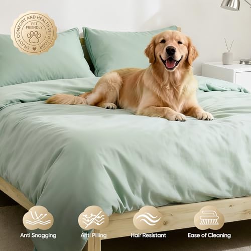 Egyptian Cotton Bed Sheets Set with Deep Pockets - Mineral California King - 1200 Thread Count, Heavy-Duty, Pilling Resistant